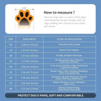 Dog Shoes for Hot Pavement Anti-Slip Dog Boots & Paw Protectors for Large Dogs Breathable Small Medium Large Dog Booties for Summer Hiking Outside Winter Snowy Day Dog Booties 4PCS