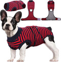 Kuoser Recovery Suit for Dogs Cats, Soft Dog Surgery Suit Female Male Spay | Professional Dog Onesie for Surgery, Substitute E-Collar & Cone, Prevent Licking Dog surgical suit Pet Neuter Suit
