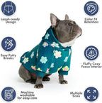 Spark Paws Dog Hoodie – Premium Dog Sweater for Small, Medium, and Large Dogs | Warm Outfits for French Bulldogs, Pitbull, Puppy, Winter Jacket Alternative - Daisy - L