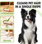 10 Inch Lint Roller Refills, 12 Rolls 600 Sheets Large Lint Rollers for Pet Hair Extra Sticky, Easily Remove Carpets, Clothes, Couch and Curtains Dust (Not Include Lint Roller Handle)