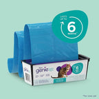 Litter Genie Easy Roll Cat Litter Disposal Pail | Odour Control, Refill Bags & Scoop