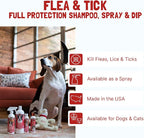 Bio-Groom Flea & Tick Dog Shampoo - Flea and Tick Prevention for Dogs, Cat Flea Treatment, Cruelty-Free, Made in USA, Natural Tick Repellent, Protein-Lanolin Shampoo - 2.5 Gallons | Flea and Tick Prevention for Dogs, Cat Treatment, Cruelty-Free, Made i...