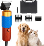 Dog Clippers for Grooming Thick Hair, 200W Pet Clipper Kit | Corded Dog Hair Trimmer with Spare Blade, 2000-6600 RPM, 10ft Cable, Low Noise, for Dogs Sheep Goats Alpacas