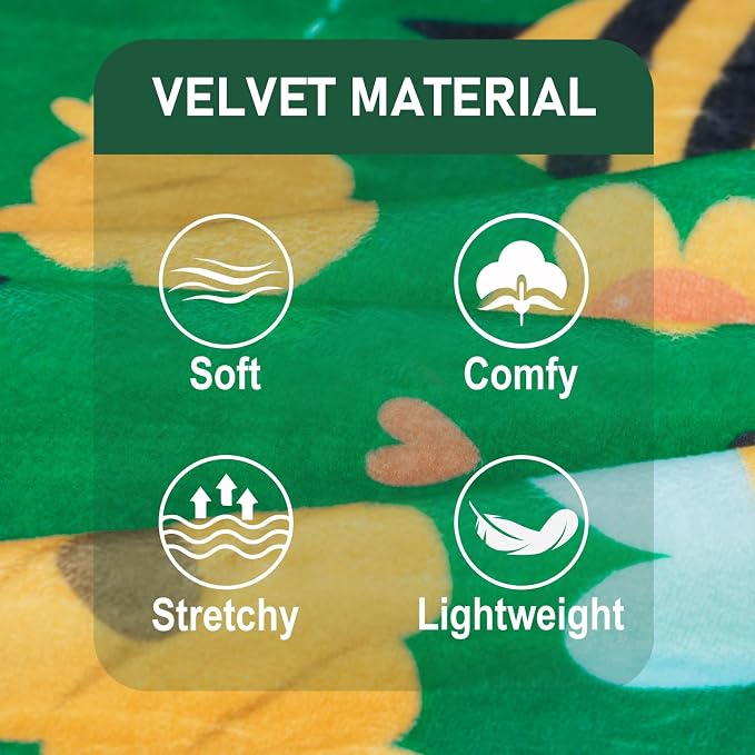 KYEESE Dog Pajamas Soft Pet Onesie Costume og Pajamas Medium Sized Dogs Stretchy Pets Pjs Clothes Little Bee Pets Pjs Comfy Dogs Clothes Velvet Pet Jammies Coat, XX-Large