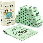 Compostable Dog Poop Bags 270 Count (18 Rolls), 9x13 Inch, BPI Certified, Plant-Based Leak Proof Unscented Green Eco-Friendly Waste Bags (Green)