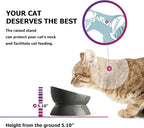 Y YHY Cat Bowls,Grey