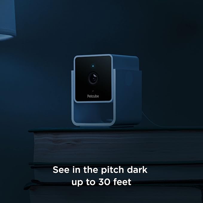 Petcube Cam (2-Pack) – Indoor Wi-Fi Home Security Camera with App | 1080p HD, two-way audio, motion detection, night vision, baby & pet monitor. Includes 2 cameras