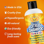 Bodhi Dog Refreshing Orange Citrus Shampoo - Deep Cleaning Coconut & Aloe Formula - Natural Soothing, Moisturizing Pet Wash for Dogs, Cats, Puppies - Tear-Free (17 Fl Oz)