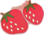 Cute Litter Mat, Lexible Fruit Skid Resistance Cat Litter Mat Litter Trapping Mat Litter Box Mat cat Litter Box mat for Cat Food Catching and Floor Protection - 15. 7x23. 6in