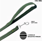 Nylon Training Dog Leash for Small Medium Dogs, 15ft 20ft 30ft 50ft 100ft Reflective Long Leash Dog/Puppy Lead for Obedience Recall Training, Camping