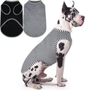 IECOii 2 Pack Dog Surgery Recovery Shirt Sleeveless Lightweight Dog Tshirt | T-Shirts with Stretch Fit,Gentle on Sensitive Skin,Anti-licking for Hot Spots,Shedding Control Tee,For Small to Giant Dogs