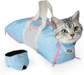 Cinf Cat Restraint Grooming Bag, Anti-Scratch Tool for Nail Trimming | Safe grooming restraint bag controls cat movement for bathing, nail trimming, injections and veterinary examinations
