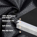 PETICON Waterproof Scratchproof Pet Bench Seat Covers for Cars, SUVs, Nonslip Durable Back Seat Cover for Dogs, 600D Oxford Fabric, Machine Washable