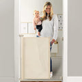 Momcozy Retractable Easy-to-Use Mesh Baby Gate | 33-Inch Tall, Extends to 55-Inch Wide, for Stairs, Doorways, Hallways, for Pet Dogs and Cats, Indoor/Outdoor Baby Gate
