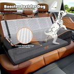 VavoPaw Car Seat for Large Dog for 2 Medium or 3 Small Dogs Under 100Lbs | Dog Booster Seats ,Pet Car Seats with 2 Safety Leashes, Dogs Sofa Bed Cushion Add Thick Sponge, Pet Cars Carrier for Travel