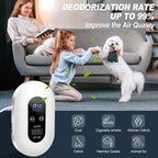 Ozone Odor Eliminator for Strong Odor 99% Cat Litter Deodorizer Dog Poof | Odor Removal Air Ionizers Home Plug-in Air Purifier for Bedroom, Toilet, Kitchen, Pets, Smoke, Formaldehyde Air Freshener