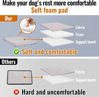 Center Console Dog Car Seat,Dog Car Seats for Small Dogs with Soft Mattress,Pet Puppy Cars Seat (Grey, Medium)