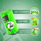 Pet N Pet 540 Counts Green Poop Bags for Dogs, 41% Plant Based & 59% PE Extra Thick Dog Poop Bags Rolls, 9" x 13", Unscented Dog Waste Bag, Pet Supplies for Dogs