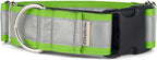 If It Barks - 1.5" Reflective Martingale Collar with Quick Snap Buckle for Dogs - Adjustable - Made in USA - Strong, Durable, and Comfy - Ideal for Training - Fits Most Breeds - Large, Apple Green