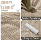 Smiry Waterproof Dog Bed Cover, Reversible Pet Blanket for Sofa Couch | Soft Washable Dog Blanket, Leakproof Couch Cover for Dogs Cats & Furniture Protection, 30x70, Taupe/Beige