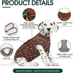 Kuoser Dog Recovery Suit for Post-Surgery Care, Spay Neuter Bodysuit for Female & Male Dogs, Anti-Licking Surgical Onesie, Snug Fit for Abdominal Wound Protection & Skin Healing, Brown XS