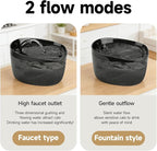 Cat Water Fountain, 74oz/2.2L, Automatic Pet Water Fountain Dual Flow Modes | Pet Water Fountain for Cats Inside, Cat Water Bowl Dispenser for Cats, Dogs, & Small Animals, with 4 Replacement Filters