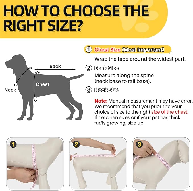 SlowTon Dog Raincoat Waterproof - Dog Rain Jacket with Harness and Hood Lightweight, Reflective Dogs Rain Coat for Large Medium Small Dogs Girl Boy Puppy Poncho Pet Clothes (Yellows)