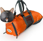 Cinf Cat Restraint Grooming Bag, Anti-Scratch Tool for Nail Trimming | Safe grooming restraint bag controls cat movement for bathing, nail trimming, injections and veterinary examinations