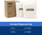 PetSafe ScoopFree Premium Crystal Litter, Fragrance Free, 4.3Lb Bag, 2 Pack