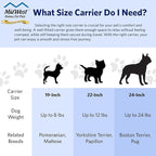 Spree by MidWest 19-Inch Travel Carrier, Red, Fits Pets up to 10 lbs