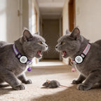 6 Pack QR Code Cat Collar - Breakaway Reflective Collars with Bell & Online ID Profile, Double Protection Set for Multiple Cats, Mixed Colors