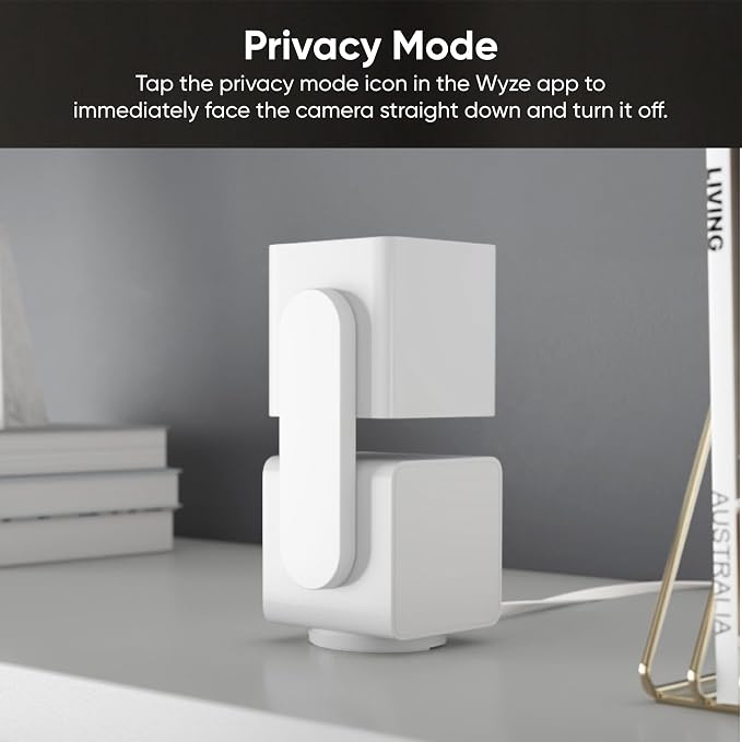 WYZE Cam Pan v3 Indoor/Outdoor IP65 1080P 360° Pan/Tilt/Zoom WiFi Smart Home Security Camera, Motion Tracking for Baby/Pet, Color Night Vision, Compatible with Alexa & Google Assistant