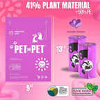 Pet N Pet Dog Poop Bags Rolls, 960 Count Dog Waste Bags, Lavender Scented