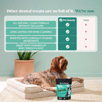 Brush Buddies Long Lasting Dog Dental Chews - All Natural Dental Sticks for Teeth Cleaning Plaque Off + Tartar Remover for Dogs - Dog Dental Treats + Breath Freshener - Medium Sized Dogs (15 Count)