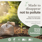 100% Certified Home Compostable and Biodegradable Dog Poop Bags - ASTM D6400 & EN 13432 Compliant Dog Waste Bags – 60 Bags – 4 x Rolls of Plant Based Compostable Poop Bag