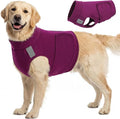 KOESON Reflective Dog Anxiety Vest, Adjustable & Breathable Thunder Jacket for Dogs, Lightweight & Soft Calming Vest for Dogs, Stress Relief Dog Compression Shirt for Thunder, Fireworks, Separation