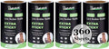 4 inch Lint Roller Refills for Evercare PetLovers Fedicelly Albatross and More Lint Rollers, Extra Sticky 90 Sheets per Refill, Pack of 4 Rolls, 360 Sheets Total (1 1/2 inch Inside Diameter)