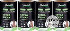 4 inch Lint Roller Refills for Evercare PetLovers Fedicelly Albatross and More Lint Rollers, Extra Sticky 90 Sheets per Refill, Pack of 4 Rolls, 360 Sheets Total (1 1/2 inch Inside Diameter)