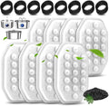 8 Pack Cat Water Fountain Filters with 8 Pack Pre-Filter Sponges Set for 3.2L/108oz Pet Cat Water Fountain, Pet Fountain Filter Replacement