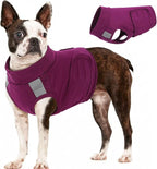 KOESON Reflective Dog Anxiety Vest, Adjustable & Breathable Thunder Jacket for Dogs, Lightweight & Soft Calming Vest for Dogs, Stress Relief Dog Compression Shirt for Thunder, Fireworks, Separation