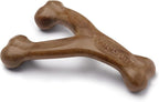 Benebone Wishbone Durable Dog Chew Toy for Aggressive Chewers, Made in USA, Large, Real Bacon Flavor