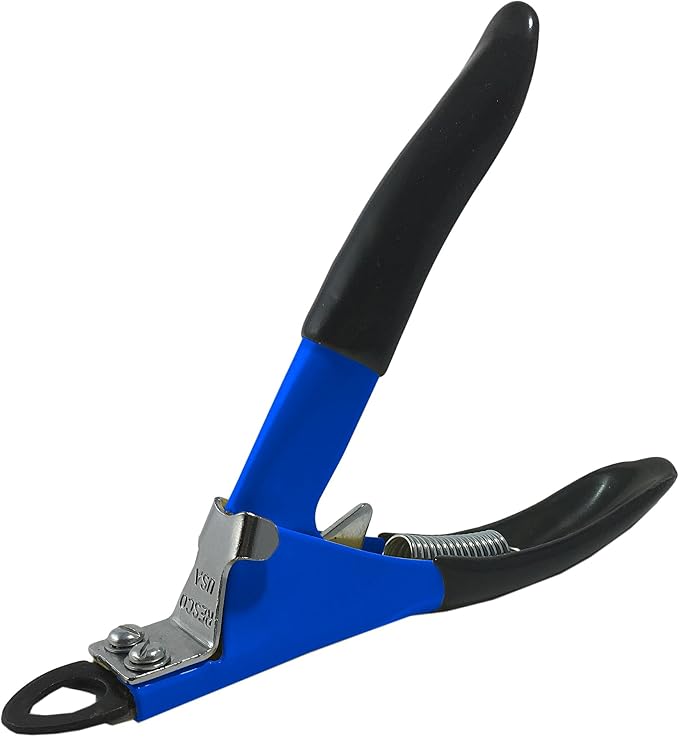 Deluxe Dog Nail Clippers - Professional USA-Made Guillotine Trimmer - Heavy Duty Steel - Small/Medium Kit
