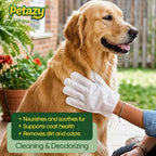 Pet Glove Wipes for Dogs & Cats - Paws, Ears & Butt Cleaning, 25 pk | Lavender, Grooming Glove, Deodorizing, Tear-Resistant, Thick, Hypoallergenic, Aloe & Coconut Oil for sensitive skin, No Rinse