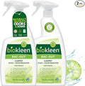 Biokleen Bac-Out Enzyme Cleaner Spray and Stain & Odor Remover for Pet Stains, Laundry, Diapers, Wine, Carpets, & More, Eco-Friendly, Non-Toxic, Lime Scent, 32 Ounces (Pack of 2)