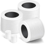 Core Mini Filter Replacement for LEVOIT Core mini-P Air Purifier,3 Pack | 3 Filter & 10 Fragrance Sponge，3-in-1 Great High-Efficiency Materials With Activated Carbon，White，by Improvedhand