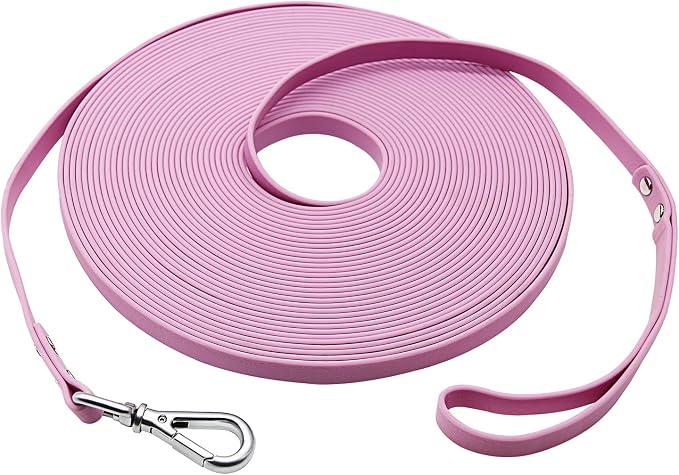 Waterproof Long Dog Leash Recall Training Lead 5 10 16 30 50 Foot for Large Medium Small Dogs Outdoor Training Walking Playing and Camping