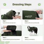 Dog Anxiety Vest–Dog Calming Shirt for Noise,Separation,Green,XS(7-11 lbs) | Soothe your pet,Reduce anxiety,Keep things calm