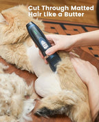 oneisall Cat Clippers and Paw Trimmer 3 in 1 Cat Grooming Kit | for Matted,Long,Thick Coat,2-Speed Cordless Pet Clippers, Quiet Cat Grooming Kit for Cat