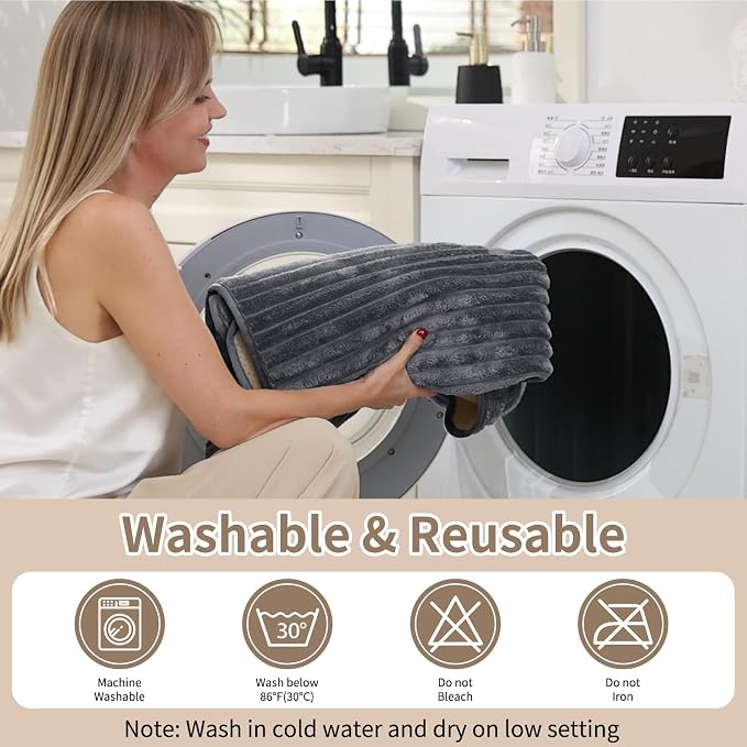 100% Waterproof Couch Covers for Dogs, 35"×82" Washable Couch Cover, Non Slip Sectional Couch Covers for 3 Cushion Sofa Cover Pet Friendly, Cat and Dog Couch Bed Cover- Dark Gray