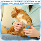 Therwen 24 Pcs Cat Nail Clipper Bulk Cat Nail Trimmer Kitten Claw Clippers Pet Nails Cutter Claw Care for Cats Kittens Bunny Puppy Rabbit Gatos Sharp (Moon-Shaped,Y2k Colors)